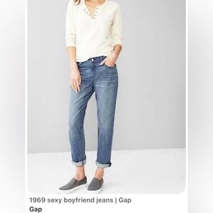 GAP SEXY BOYFRIEND FIT DENIM JEANS COUPE US 6/28R
